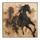 Gallop Spirit Black Horse Painting