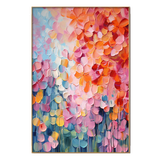 Sunlit Petals Abstract Painting