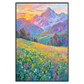 Radiant Peaks Landscape Painting