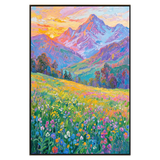 Radiant Peaks Landscape Painting