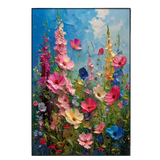 Bloom Symphony Floral Oil Painting
