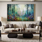 Whispering Woodland Garden Abstract Painting