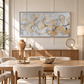 Golden Harmony Ginkgo Leaf Painting