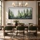 Whispering Pines Forest Landscape Painting
