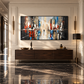 Abstract Cityscape Painting