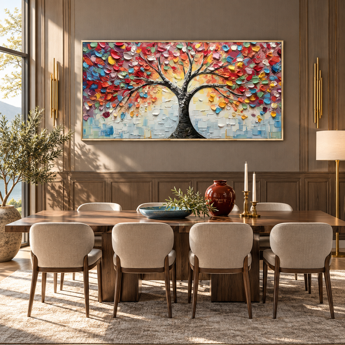 Blooming Harmony Tree Painting
