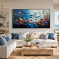 Colorful Fish Abstract Painting