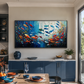 Colorful Fish Abstract Painting
