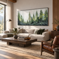 Whispering Pines Forest Landscape Painting