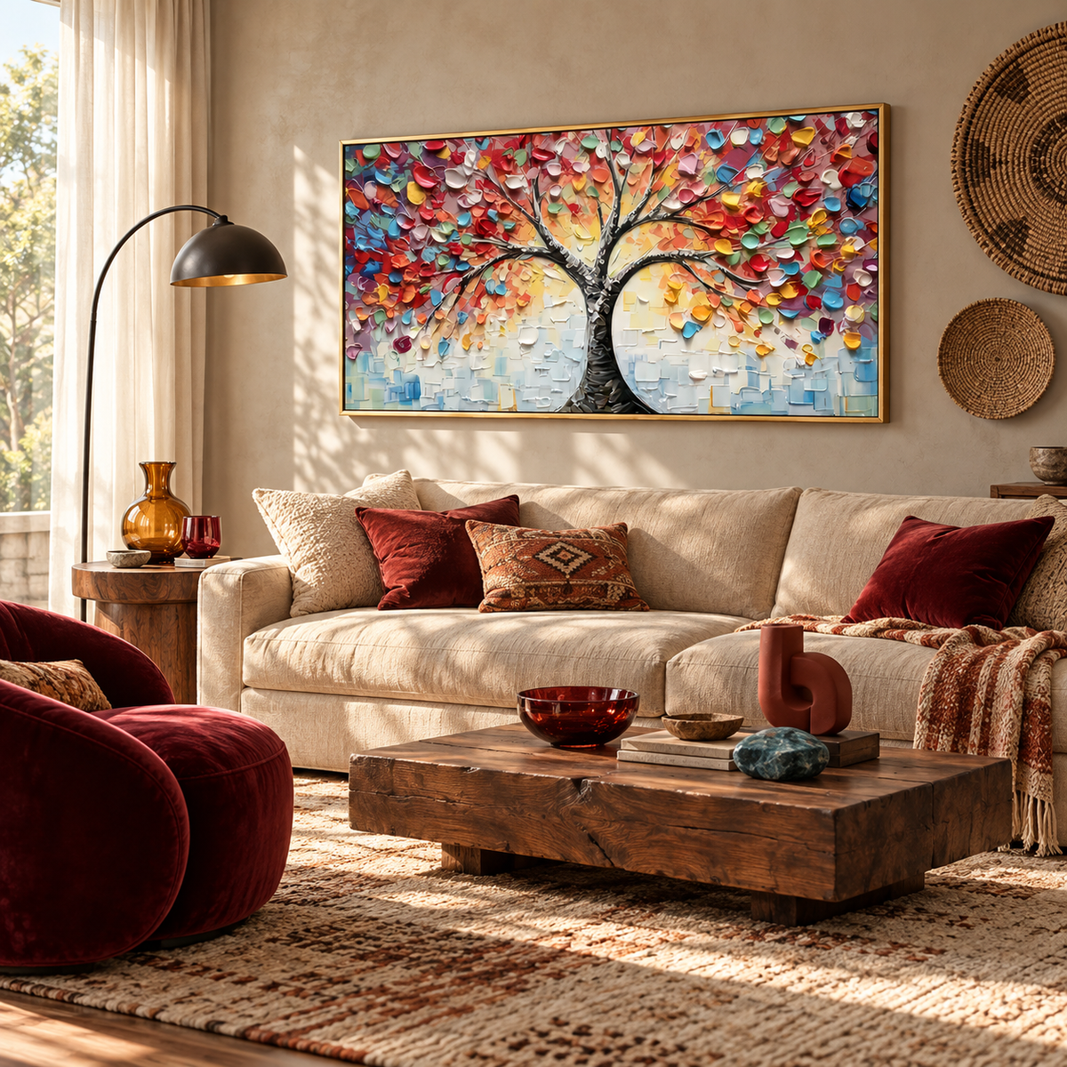 Blooming Harmony Tree Painting
