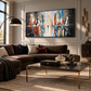 Abstract Cityscape Painting