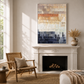 Earth Layers Textured Abstract Painting