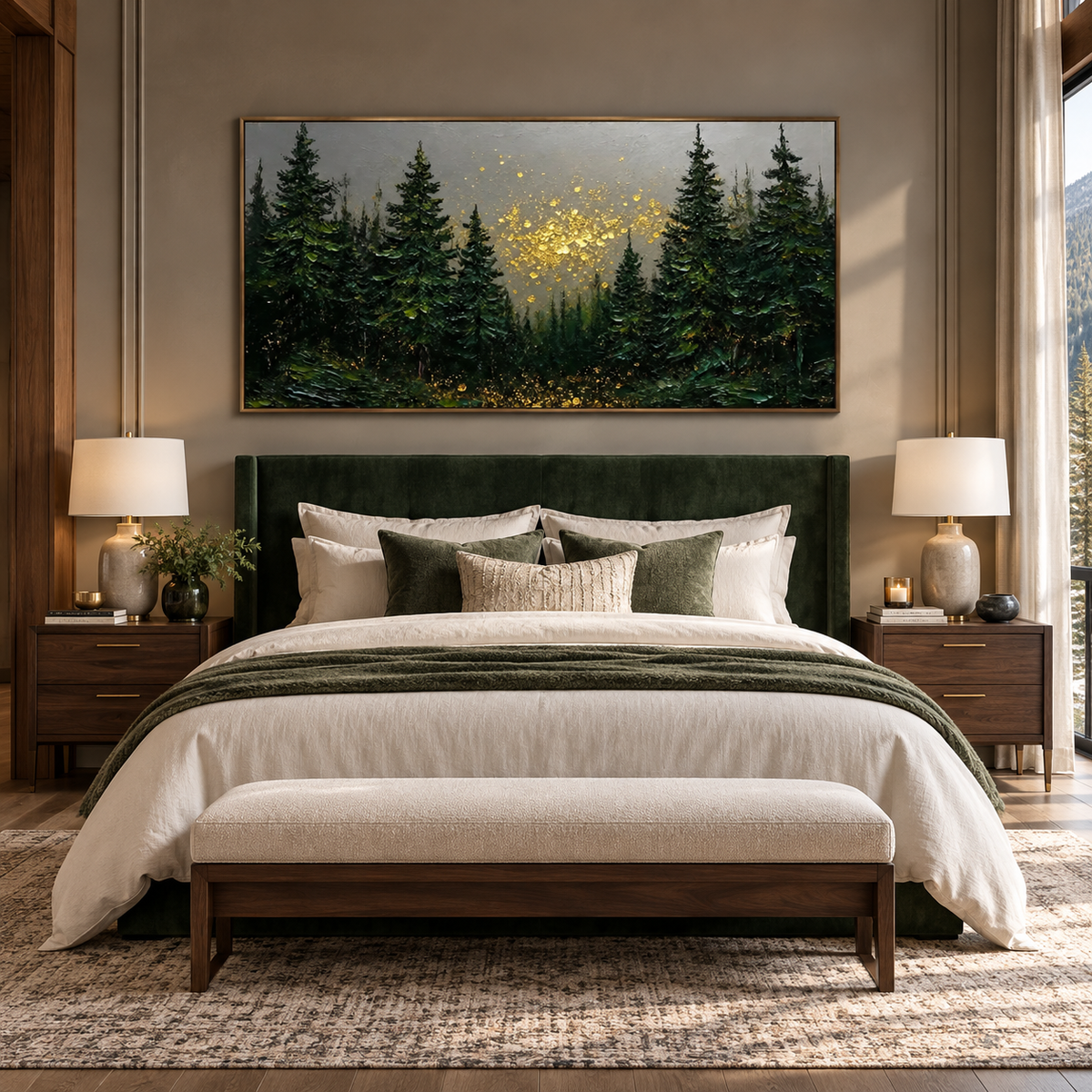 Enchanted Forest Gold Glow