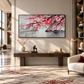 Red Plum Blossom Landscape Painting