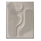 Zen Dune Beige Relief Painting