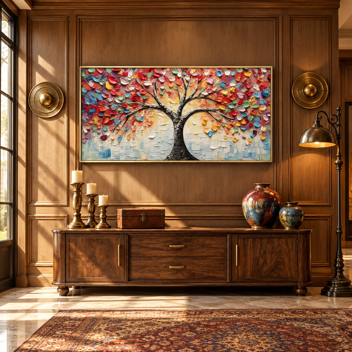 Blooming Harmony Tree Painting