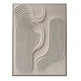 Zen Dune Beige Relief Painting