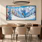 Winter Ski Resort Painting