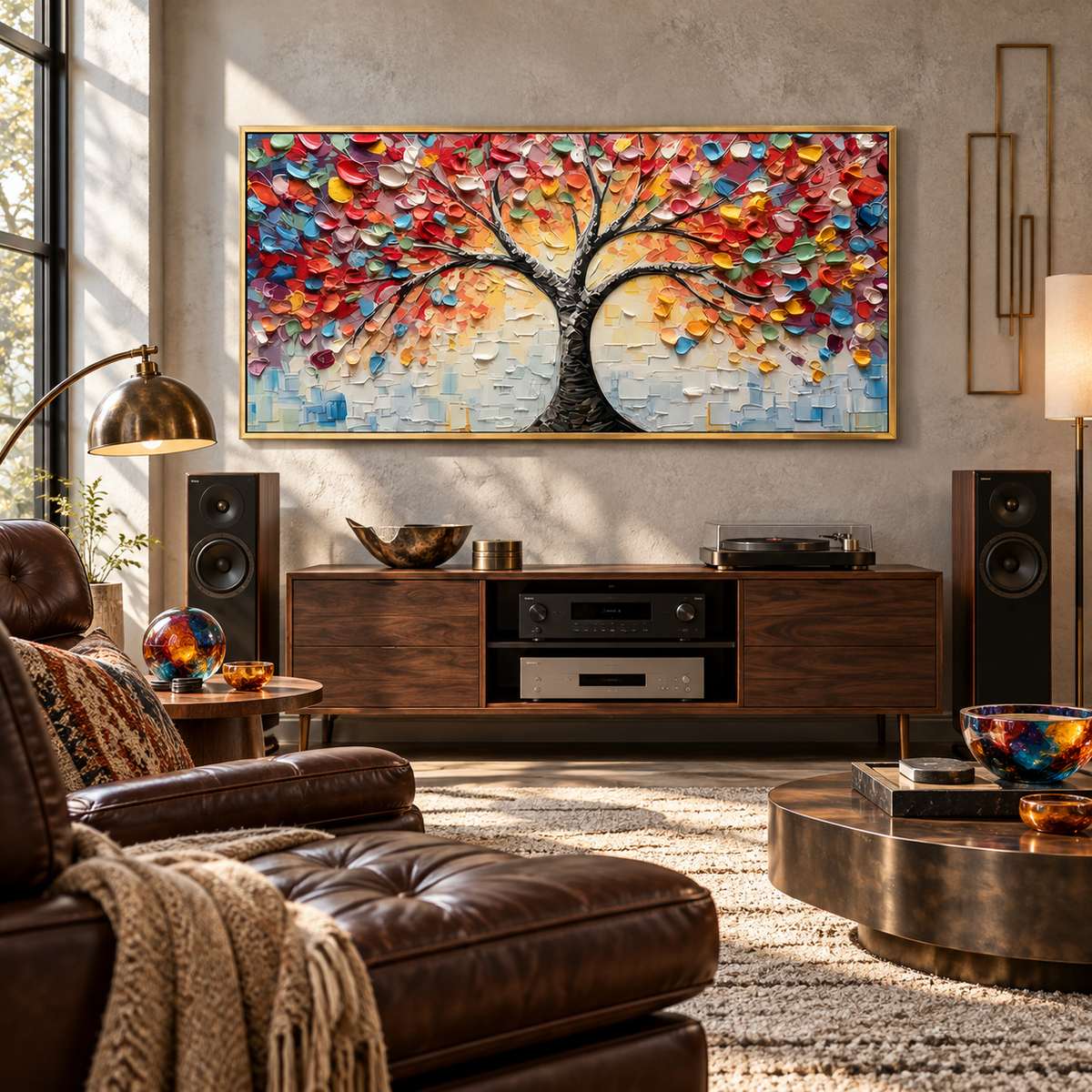 Blooming Harmony Tree Painting