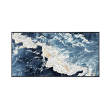 Midnight Tide Ocean Abstract Painting