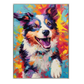 Joyful Spirit Colorful Dog Painting