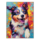 Joyful Spirit Colorful Dog Painting