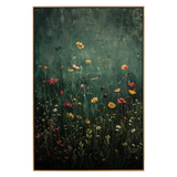Twilight Meadow Floral Painting