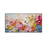 Bloom Symphony Colorful Floral Painting