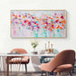 Pastel Petal Cascade Abstract Painting
