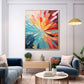 Radiant Prism Bloom Abstract Painting