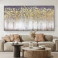 Golden Whisper Forest Abstract Painting