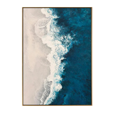 Ocean Whisper Coastal Abstract Painting