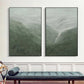 Set of 2 Mist Valley Green Abstract Painting