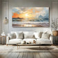 Golden Tide Sunrise Seascape Painting