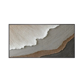 Earth Veil Neutral Textured Abstract Painting