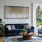 Gilded Aspen Grove Impasto Wall Art