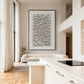 Squared Calm Neutral Textured Wall Art