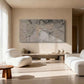 Frosted Plaster Harmony Abstract