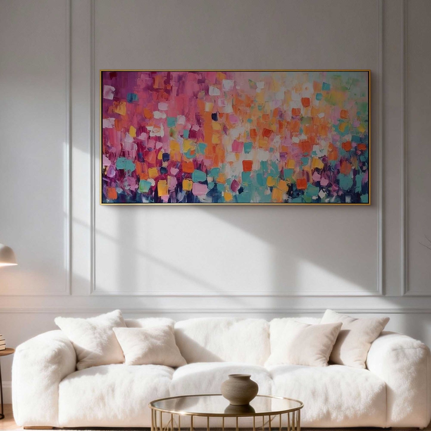 Carnival Confetti Colorful Abstract Painting