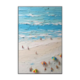 Emerald Tide-Green Seascape Painting