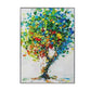 Verdant Mosaic Tree Abstract Painting
