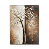 Ivory Divide Blossom Tree Painting