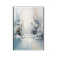 Silent Morning Mist Lake Abstract Painting