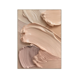 Nude Cream Palette – Modern Textured Abstract Painting