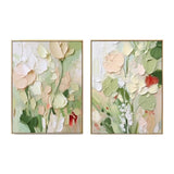 Set of 2 Soft Meadow Whisper Abstract Painting