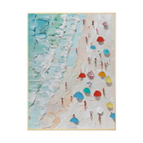 Azure Waves-Summer Beach Painting