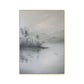 Silent Mist Lake Abstract Landscape Painting