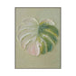 Soft Split Monstera Relief Painting