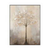Still Grace Ivory Tree Abstract Painting