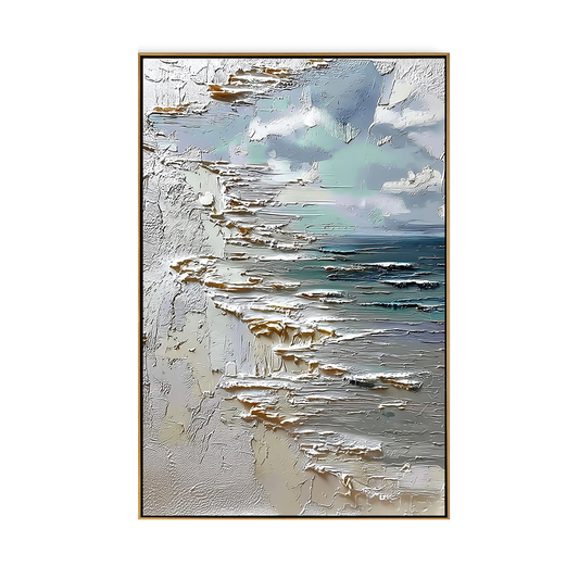 Gilded Aspen Forest Abstract Painting